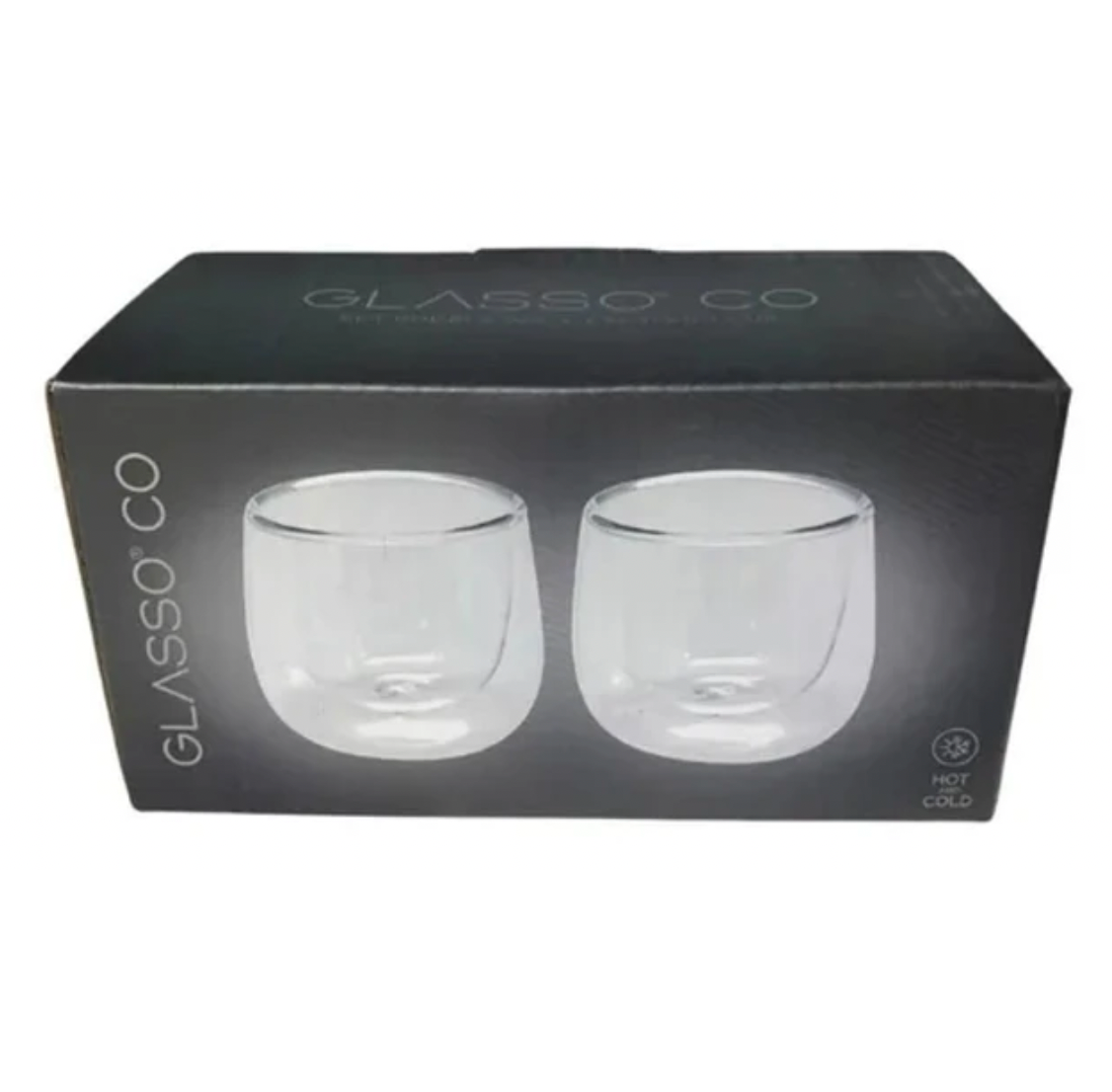 Set 2 Espresso 90ml Glasso