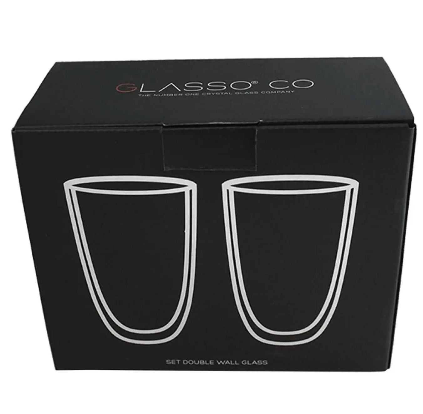 Set 2 Vasos Latte 473 ml Glasso