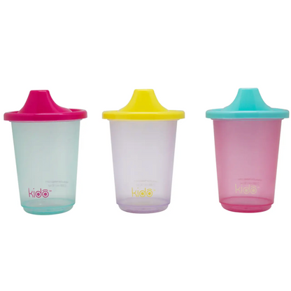 Set 3 Vasos Reusables Cups Keep Kido