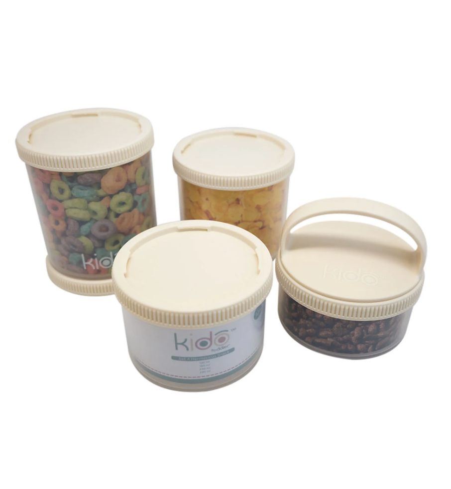 Set 4 Herméticos Snack Kido Toddler