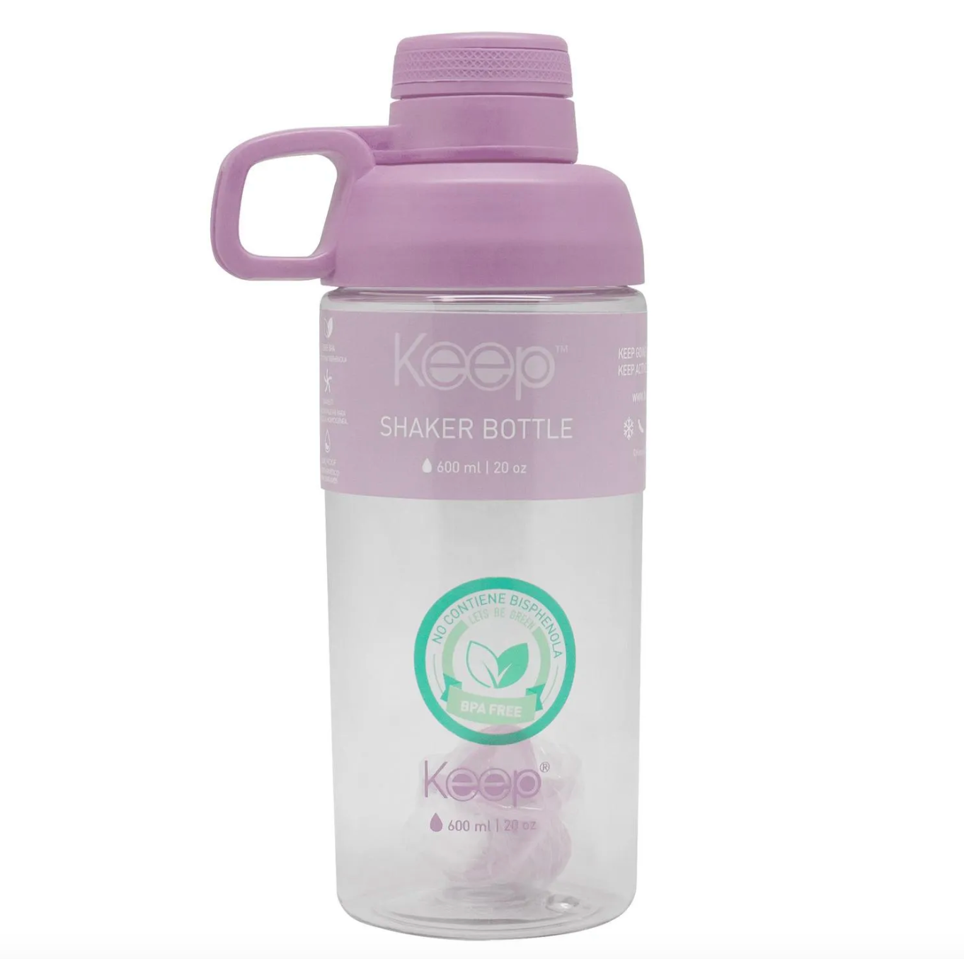Botella Shaker 600ml Keep