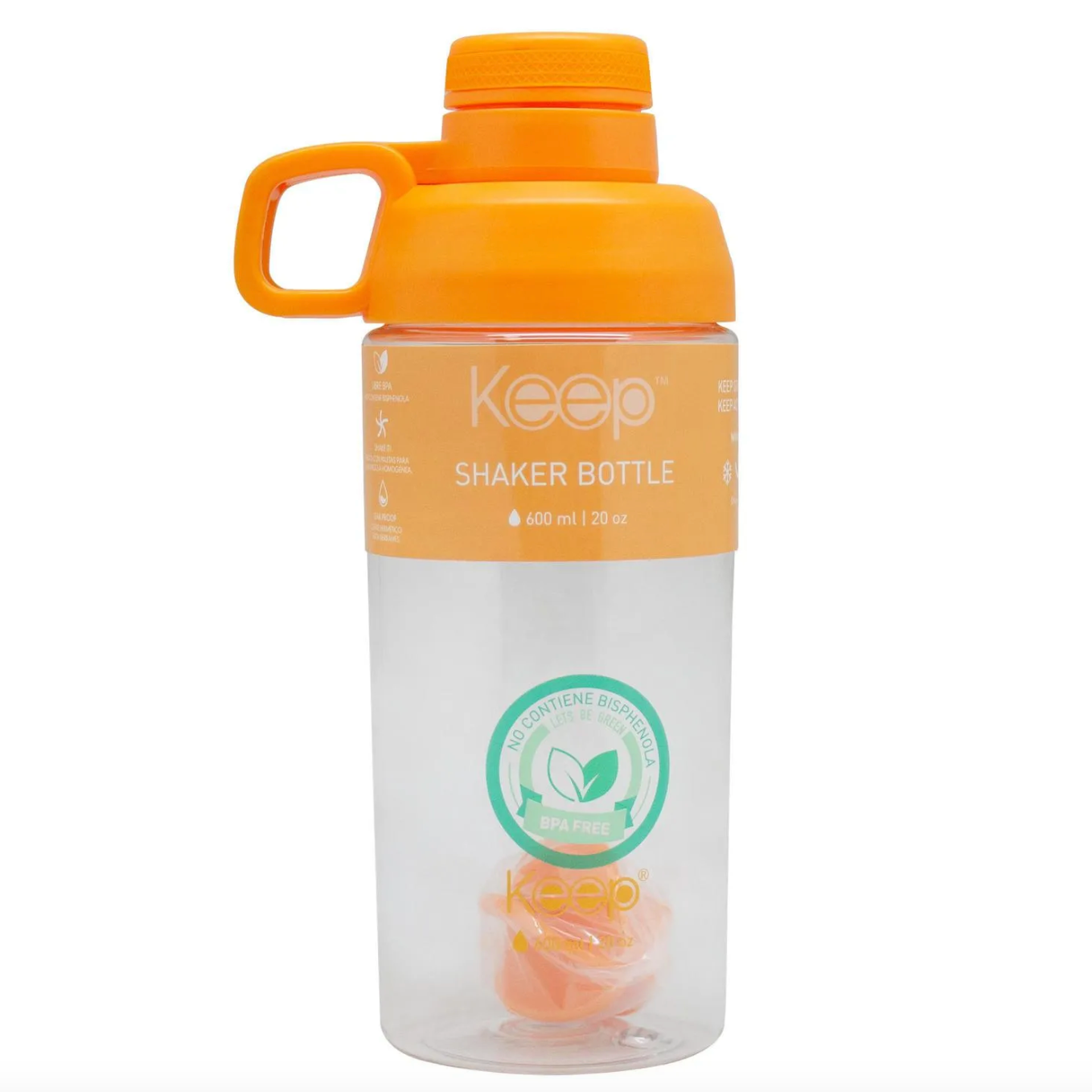 Botella Shaker 600ml Keep
