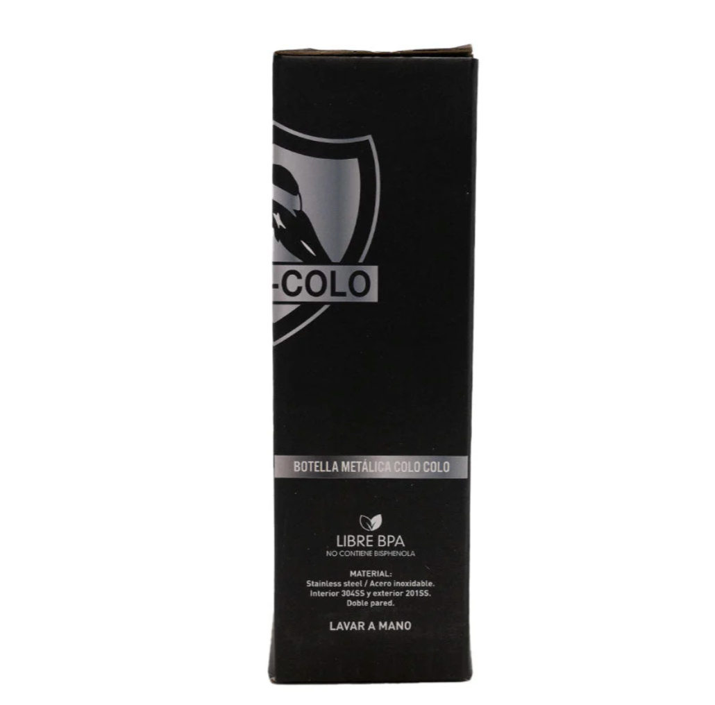 Botella Metalica Colo Colo