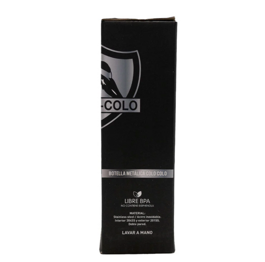 Botella Metalica Colo Colo