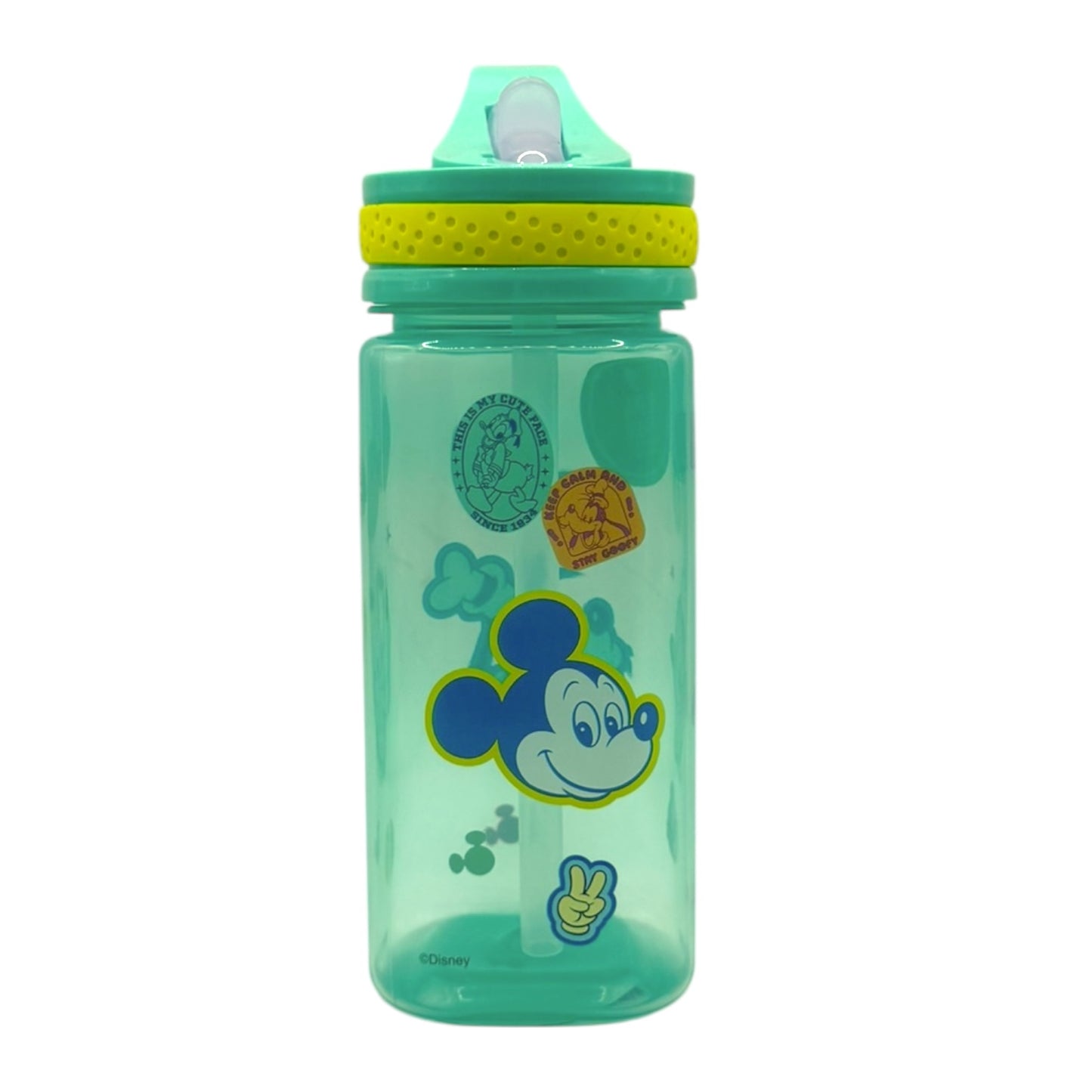 Botella Cuadrada 400ml Patch Mickey Minnie Disney