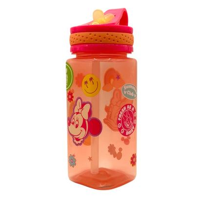 Botella Cuadrada 400ml Patch Mickey Minnie Disney