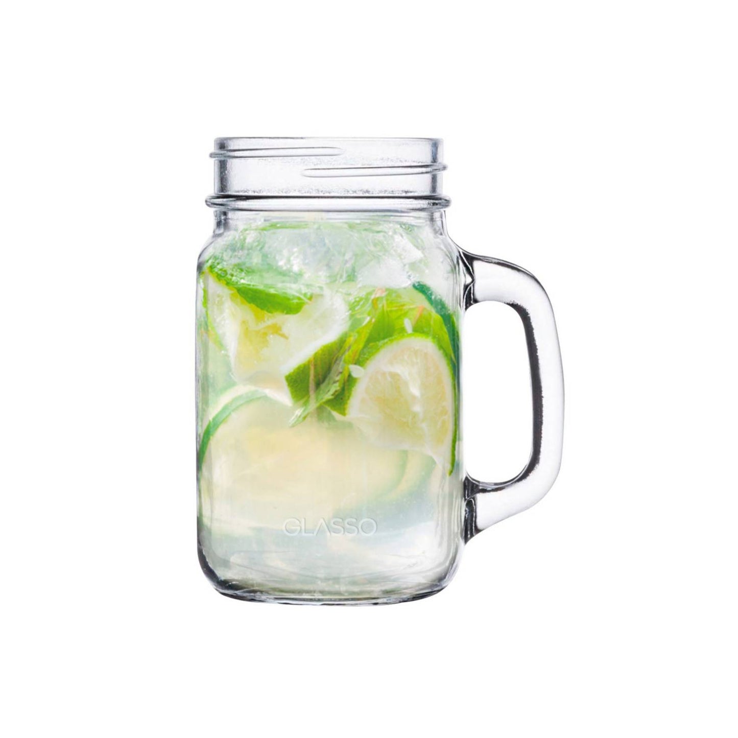 Set 4 Vasos Mojito Mason Glasso