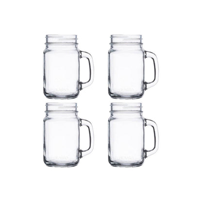 Set 4 Vasos Mojito Mason Glasso